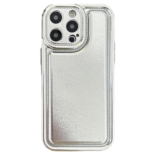 

For iPhone 13 Pro Max Electroplating Frosted TPU Phone Case(Silver)