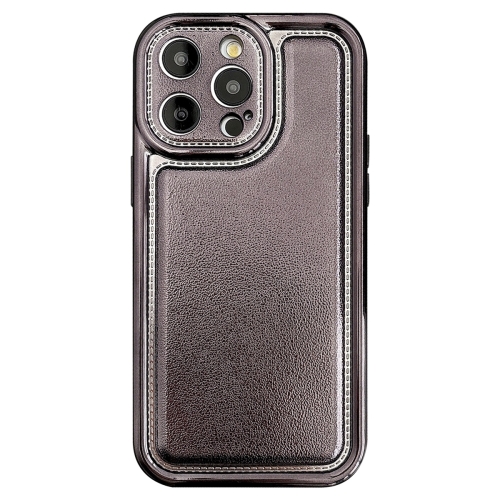 

For iPhone 12 Pro Electroplating Frosted TPU Phone Case(Black)