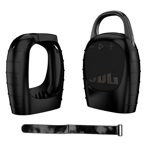 

For JBL CLIP 5 Bluetooth Speaker Silicone Shockproof Protective Case(Black)