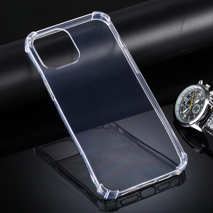 

For iPhone 12 / 12 Pro Four-Corner Anti-Drop Ultra-Thin TPU Case(Transparent)