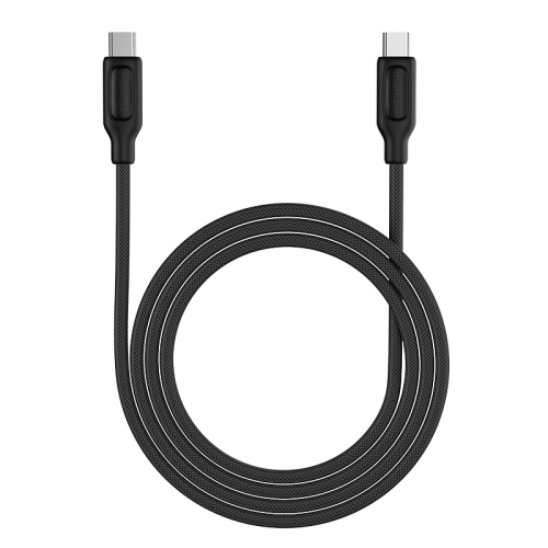 

MOMAX 100W DC28 USB-C/Type-C to USB-C/Type-C Braided Data Cable, Length: 2m(Black)