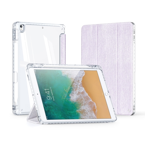 

For iPad 7/8/9 10.2/Air 3/Pro 10.5 2017 DUX DUCIS Unid Series PU+TPU Smart Tablet Case(Purple)