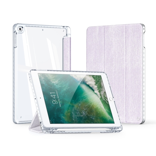 

For iPad 9.7 2017 / 2018 / Air /Air2 DUX DUCIS Unid Series PU+TPU Smart Tablet Case(Purple)