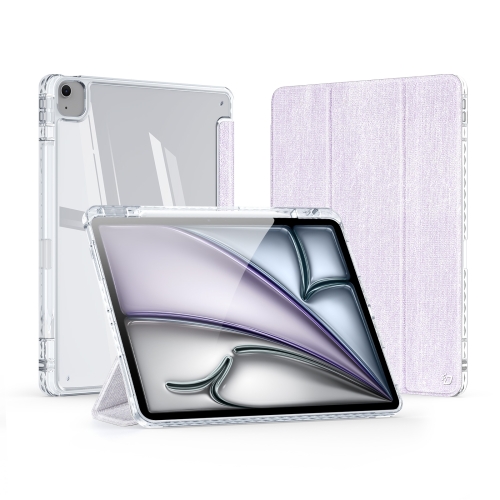 

For iPad Air 13 2024 DUX DUCIS Unid Series PU+TPU Smart Tablet Case(Purple)