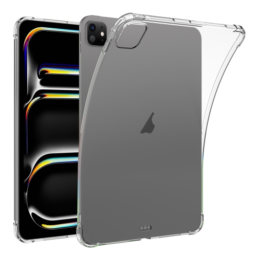 

For iPad Pro 11 2024 Highly Transparent TPU Full Thicken Corners Shockproof Protective Case(Transparent)