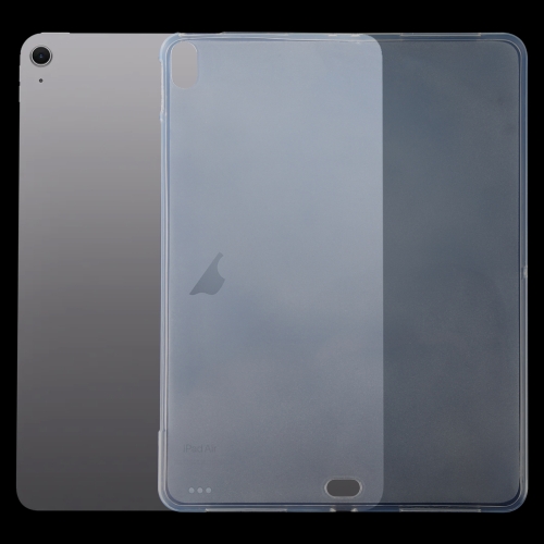 

For iPad Air 13 2024 0.75mm Shockproof Outside Glossy Inside Frosted TPU Tablet Case(Transparent)