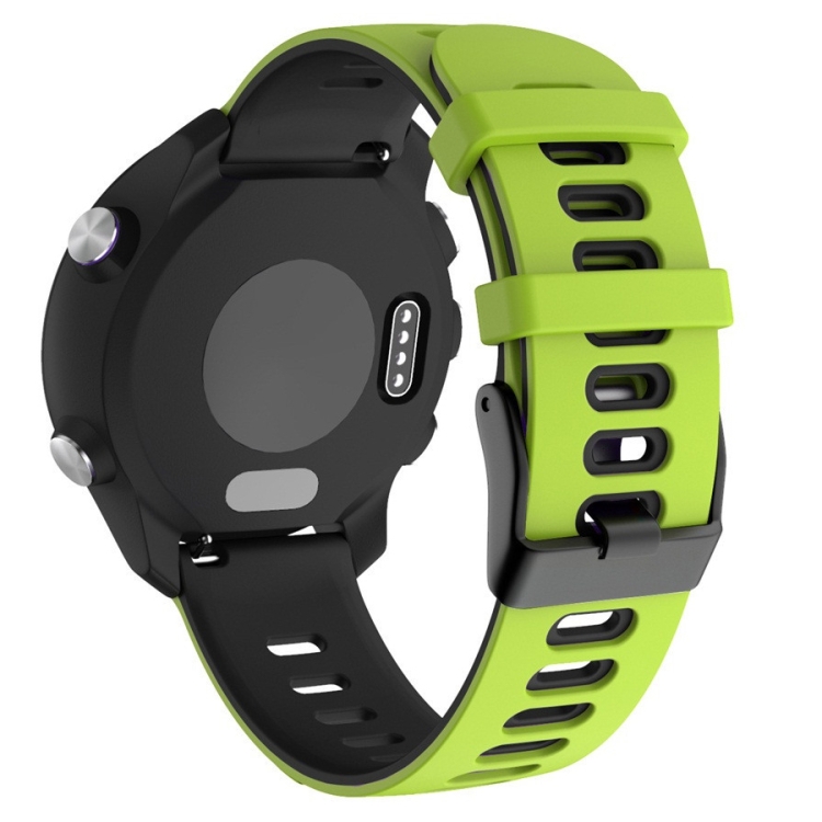 SUNSKY - 22 mm para Huawei Watch GT2E 46mm Silicone Strap Strap (verde +  negro) (verde + negro)