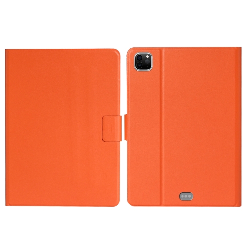 

For iPad Pro 11 2024 Pure Color Smart Leather Tablet Case(Orange)