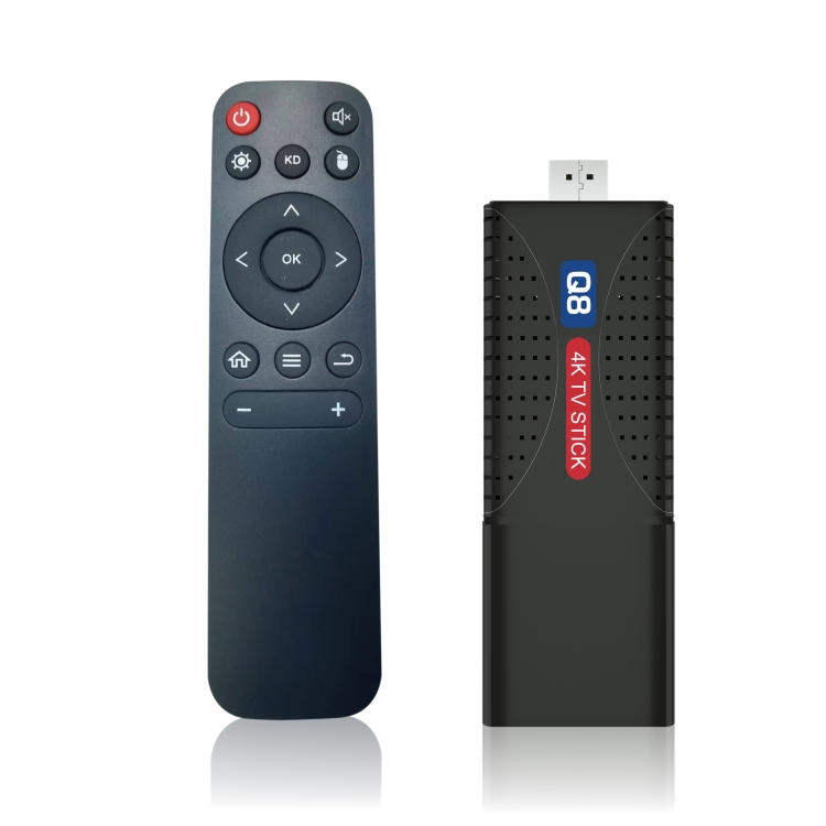 

Q8 STICK Rockchip 3228A Quad-Core 1.2GHZ Android 12 4K HD TV Stick, RAM:2GB+8GB