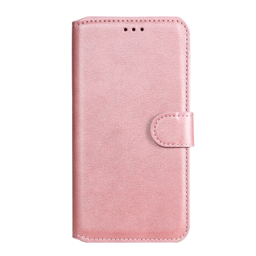 

For Huawei P40 Lite 5G / Nova 7 SE Classic Calf Texture PU + TPU Horizontal Flip Leather Case, with Holder & Card Slots & Wallet(Rose Gold)