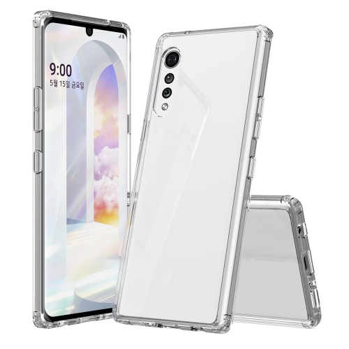 

For LG Velvet Shockproof Scratchproof TPU + Acrylic Protective Case(Transparent)