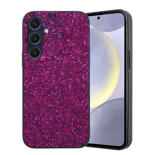 

For Samsung Galaxy S24 5G Glitter Powder TPU Hybrid PC Phone Case(Purple)