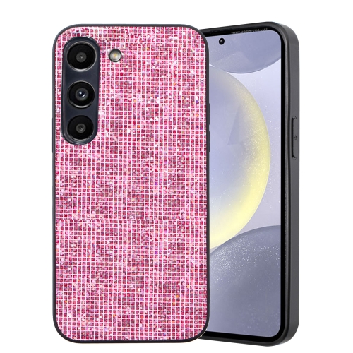 

For Samsung Galaxy S23 5G Glitter Powder TPU Hybrid PC Phone Case(Pink)