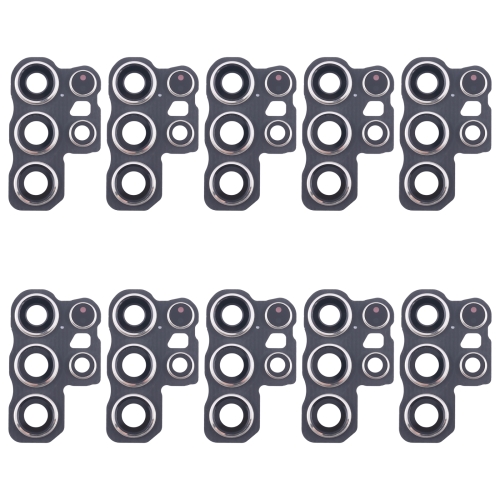 

For Samsung Galaxy S24 Ultra SM-S928B 10pcs Original Rear Camera Lens Cover(Silver)