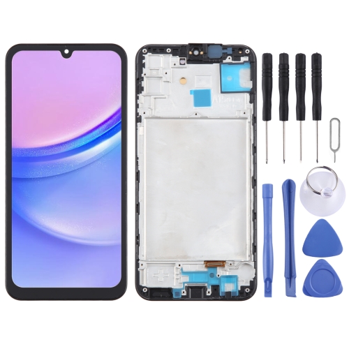 For Samsung Galaxy A15 5G SM-A156B 6.36inch OLED LCD Screen for Digitizer Full Assembly with Frame car interior door handle with outer cover assembly replacement for mercedes benz w203 c class sedan 2000 2007