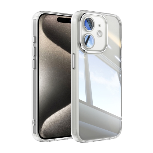 

For iPhone 12 Acrylic Hybrid TPU Armor Shockproof Phone Case(Transparent)