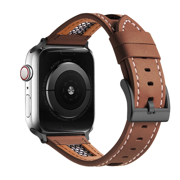 Brown Leather Apple Watch Series Best Apple Watch Bands Mens Apple