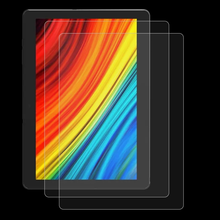 

For Voger X100 10.1 2pcs 9H 0.3mm Explosion-proof Tempered Glass Film