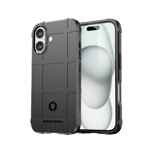

For iPhone 16 Pro Max Full Coverage Shockproof TPU Phone Case(Black)