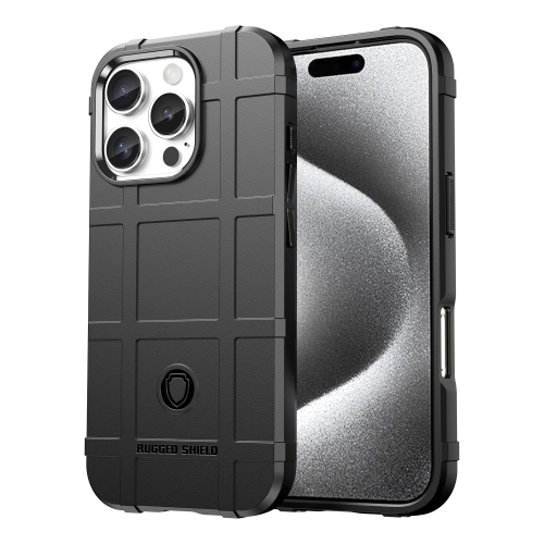 

For iPhone 16 Pro Full Coverage Shockproof TPU Phone Case(Black)