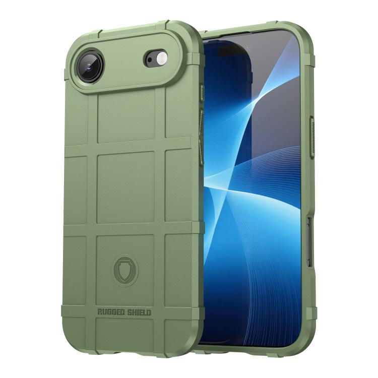 

For iPhone 17 Air Full Coverage Shockproof TPU Phone Case(Green)