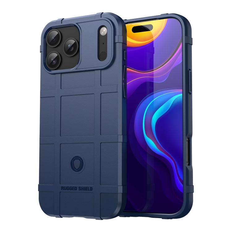 

For iPhone 17 Pro Max Full Coverage Shockproof TPU Phone Case(Blue)