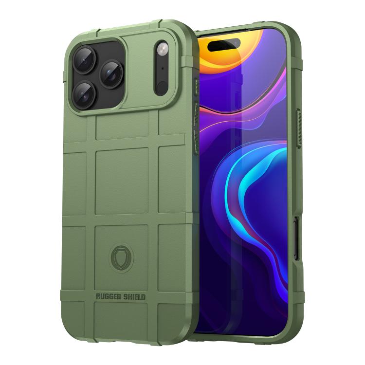 

For iPhone 17 Pro Max Full Coverage Shockproof TPU Phone Case(Green)