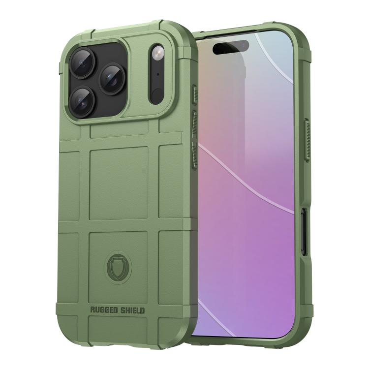 

For iPhone 17 Pro Full Coverage Shockproof TPU Phone Case(Green)