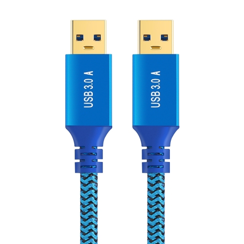 

Printer / Hard Disk USB 3.0 Male to Male Connector Cable, Length:0.3m(Blue)