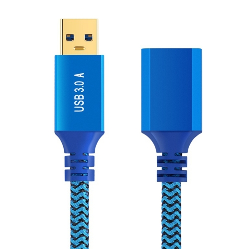 

Printer / Hard Disk USB 3.0 Male to Female Extension Cable, Length:0.3m(Blue)