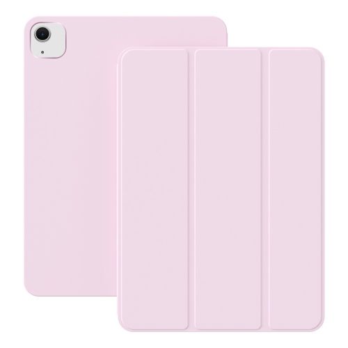 

For iPad Air 11 2024 / 5 / 4 Ultra-thin Double-sided Clip Magnetic Smart Tablet Case(Pink)