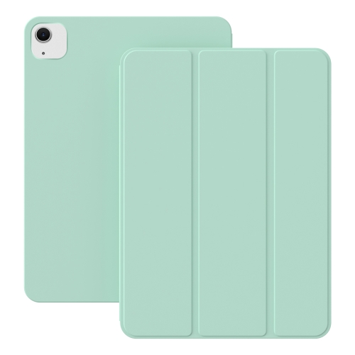 

For iPad Air 13 2024 / Pro 12.9 2022/2021 Ultra-thin Double-sided Clip Magnetic Smart Tablet Case(Mint Green)