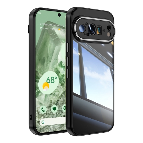 

For Google Pixel 9 Pro XL Acrylic Hybrid TPU Armor Shockproof Phone Case(Black)