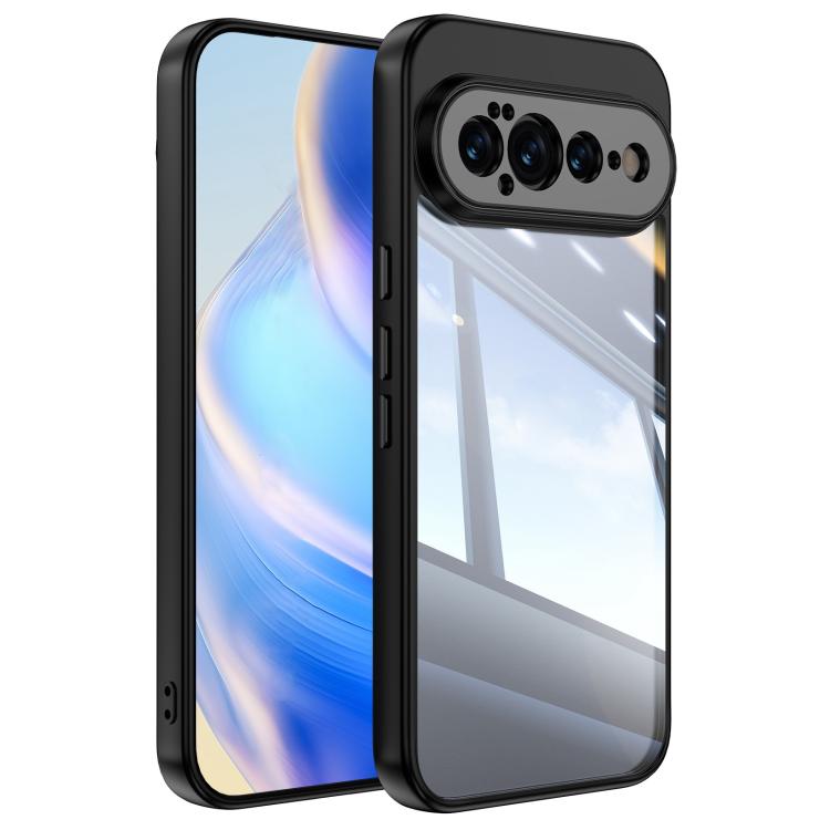 For Google Pixel 11 Pro XL Acrylic Hybrid TPU Armor Shockproof Phone Case(Black)