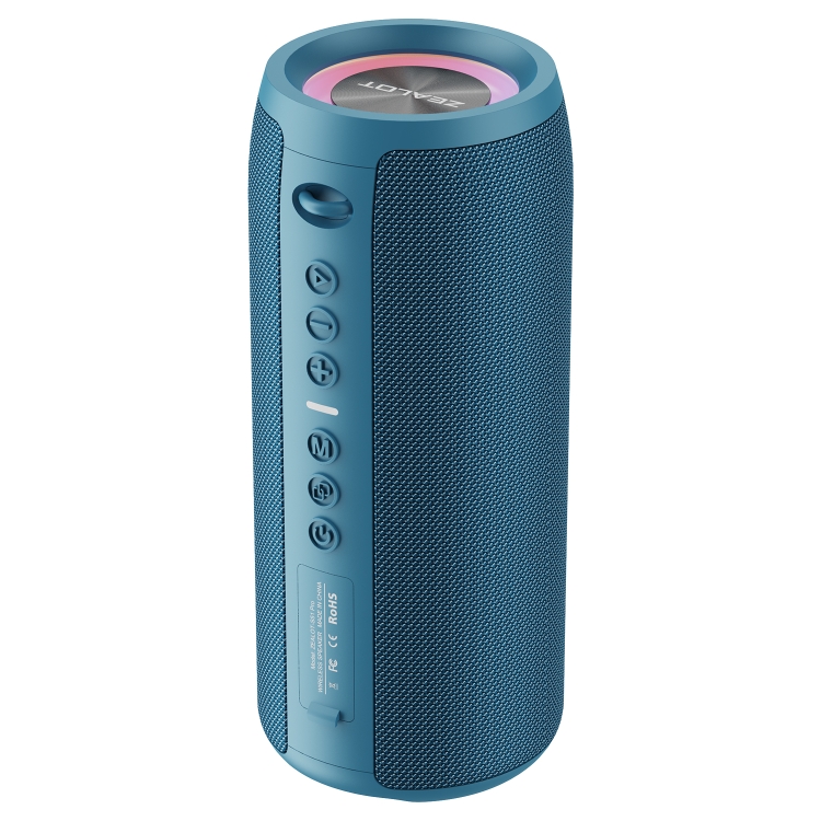 

Zealot S51 Pro Shocking Bass Bluetooth Speaker with Colorful Light(Blue)