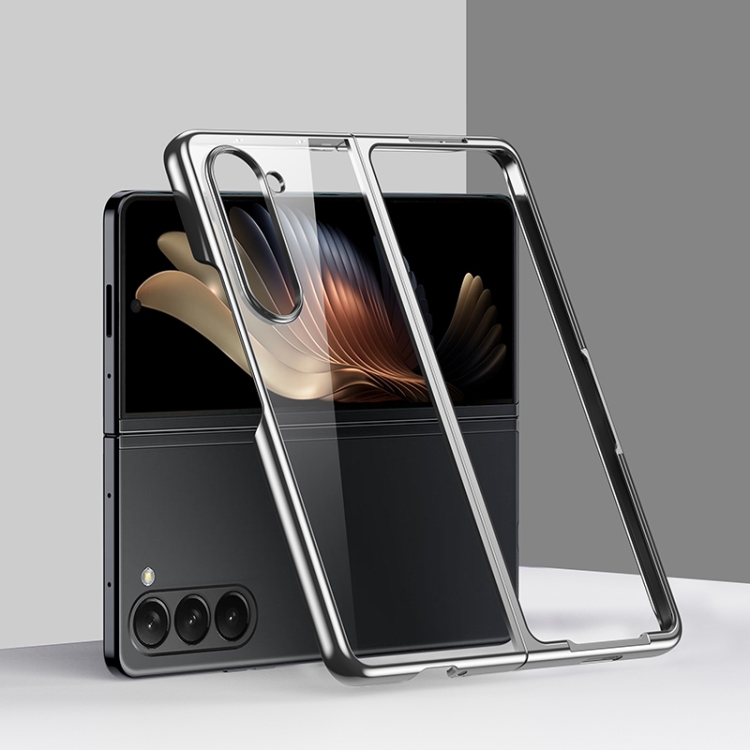

For Samsung Galaxy Z Fold6 6D Electroplating PC Shockproof Phone Case(Silver)