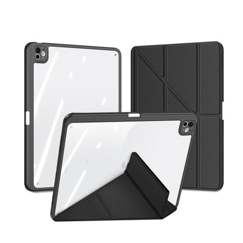 

For iPad Pro 11 2024 DUX DUCIS Magi Series Smart Leather Tablet Case(Black)