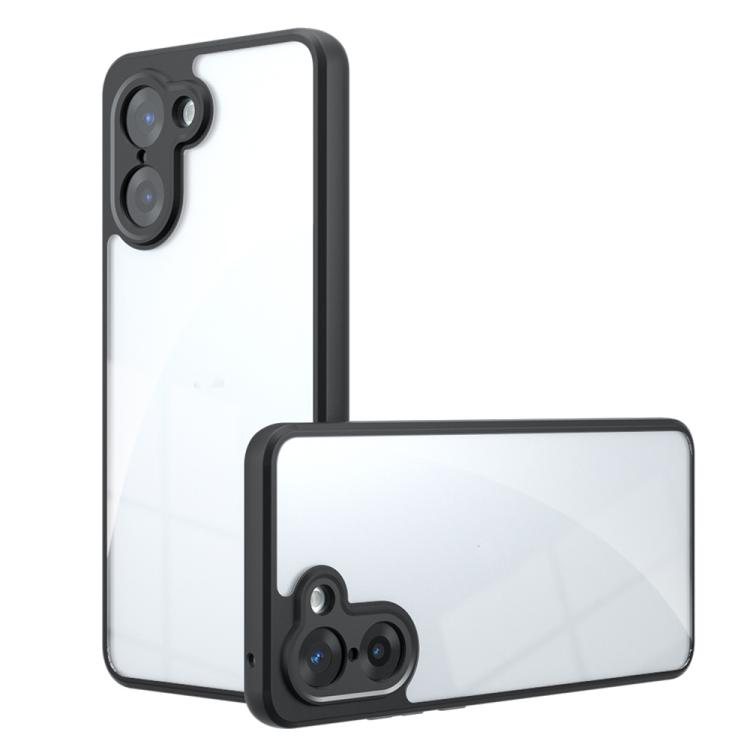 

For OnePlus Ace 5 Racing / Nord CE5 Armor Precise Hole PC Hybrid TPU Phone Case(Transparent)