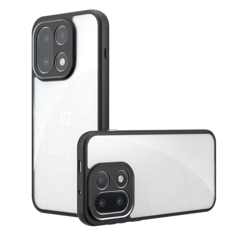 

For OnePlus 15 Armor Precise Hole PC Hybrid TPU Phone Case(Transparent)