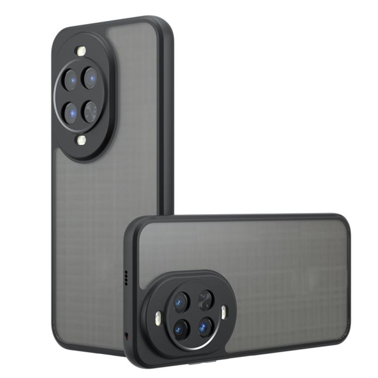 

For Huawei nova 14 Ultra Armor Precise Hole PC Hybrid TPU Phone Case(Frosted Black)
