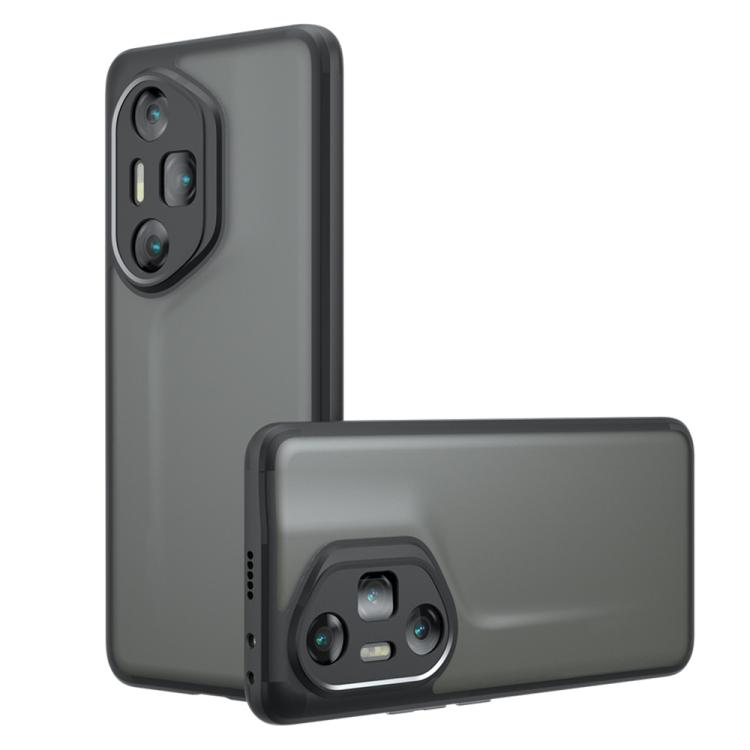 

For Honor 300 Pro / 300 Ultra Armor Precise Hole PC Hybrid TPU Phone Case(Frosted Black)