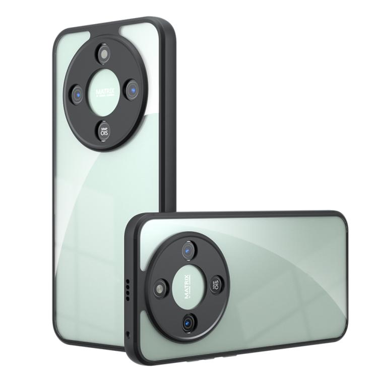 

For Honor X70 5G Armor Precise Hole PC Hybrid TPU Phone Case(Transparent)