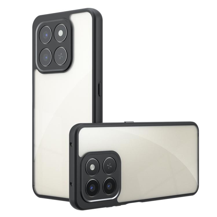

For Honor 400 Smart 5G / 4G / X7d 5G Armor Precise Hole PC Hybrid TPU Phone Case(Transparent)