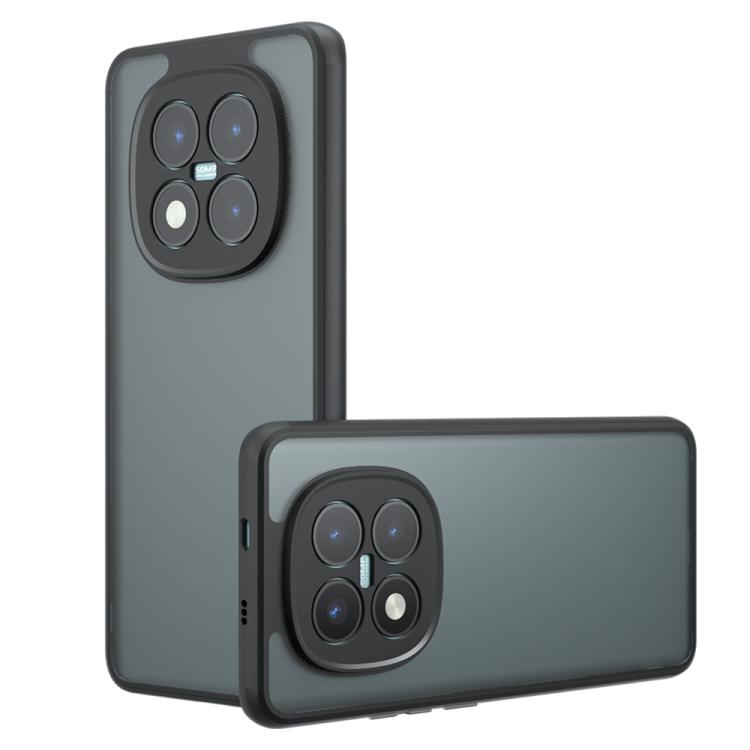 

For Redmi Note 15 Pro+ Global Armor Precise Hole PC Hybrid TPU Phone Case(Frosted Black)