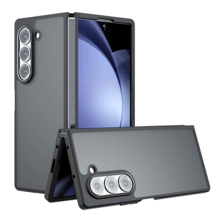 

For Samsung Galaxy Z Fold6 Armor PC Hybrid TPU Phone Case(Frosted Black)