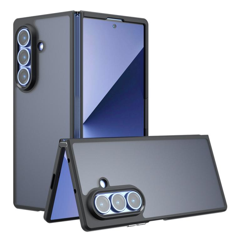 For Galaxy Z Fold8 Ultra 5G Armor PC Hybrid TPU Phone Case(Frosted Black)