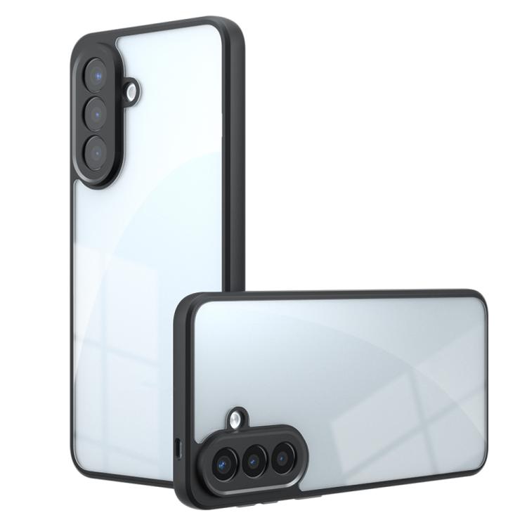 

For Samsung Galaxy A57 5G Armor Precise Hole PC Hybrid TPU Phone Case(Transparent)