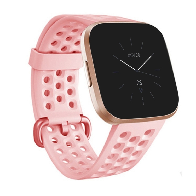 For Fitbit Versa Breathable Silicone Watch Band, Size: Small
