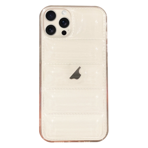 

For iPhone 11 Pro Eiderdown Airbag Glossy TPU Phone Case(Transparent)