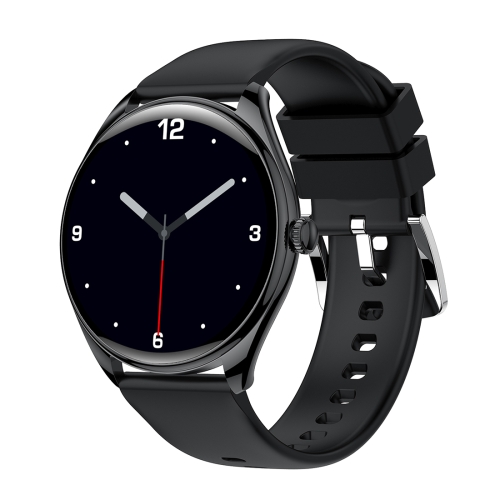 

MT55 1.43 inch AMOLED HD Screen Ultra-thin Smart Call Health Watch, Silicone Strap(Black)